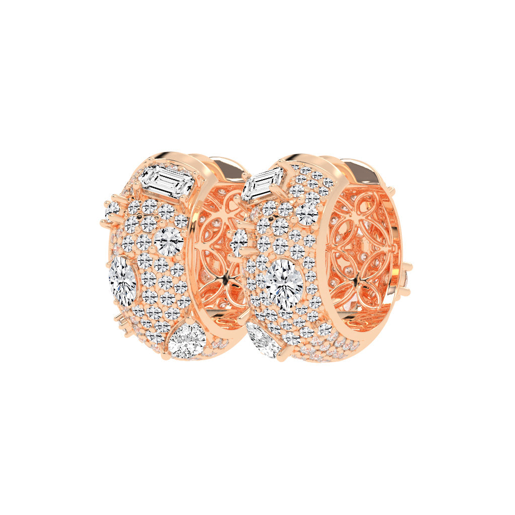 Ornate Shinelle Hoop Earrings