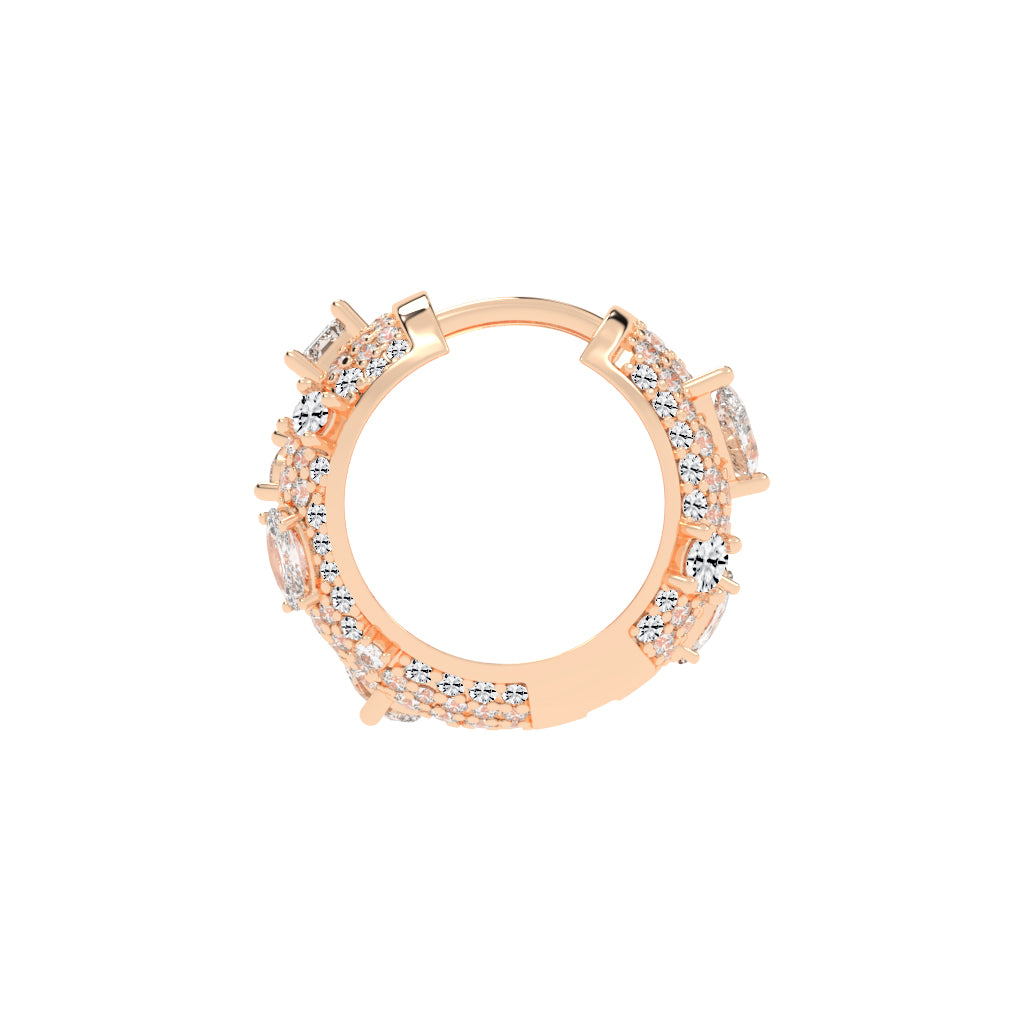 Ornate Shinelle Hoop Earrings
