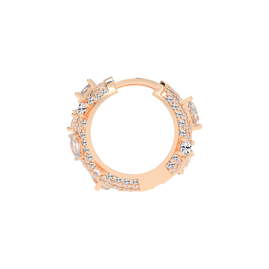 Ornate Shinelle Hoop Earrings