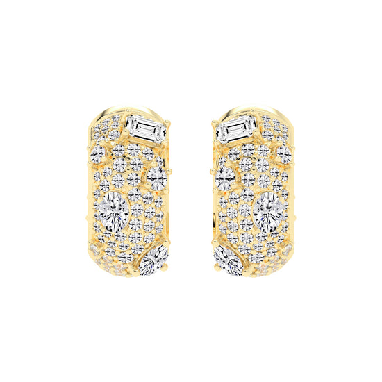 Ornate Shinelle Hoop Earrings