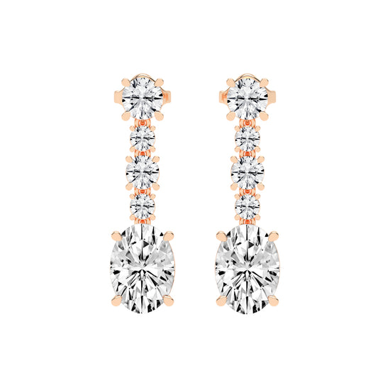 Whisper Oval Drop Earrings