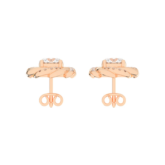Glide Petal Stud Earrings