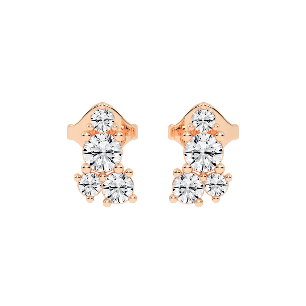 Cluster Stud Earrings