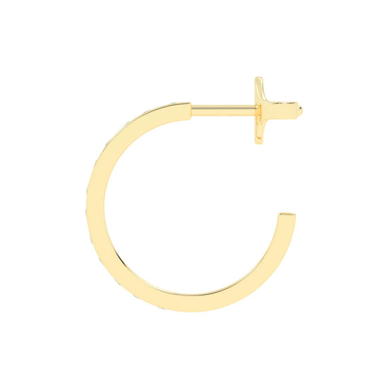 Marquise Half Hoop Earrings