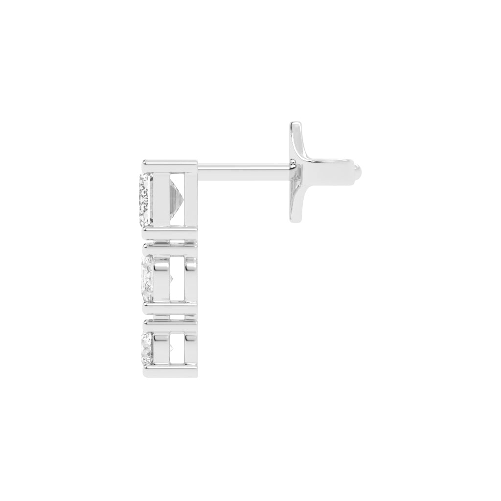 Eternal Radiance Trio Drop Earrings