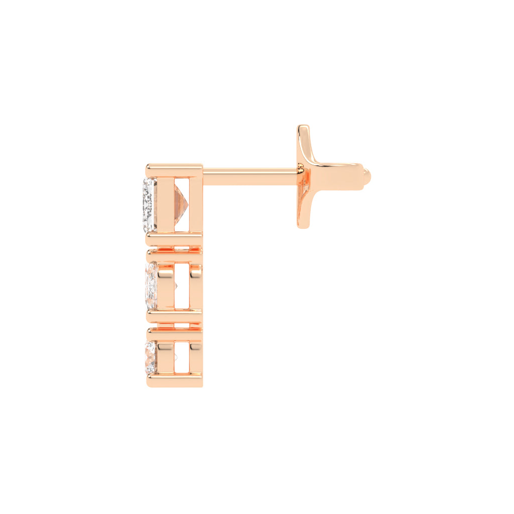 Eternal Radiance Trio Drop Earrings