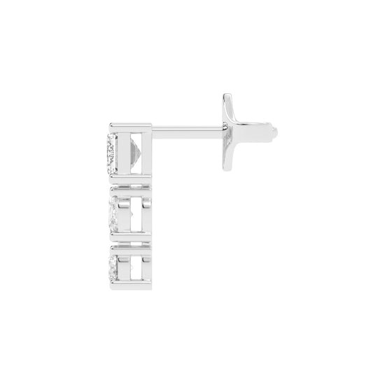 Eternal Radiance Trio Drop Earrings