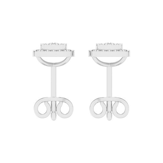 Regal Glow Double Halo Stud Earrings