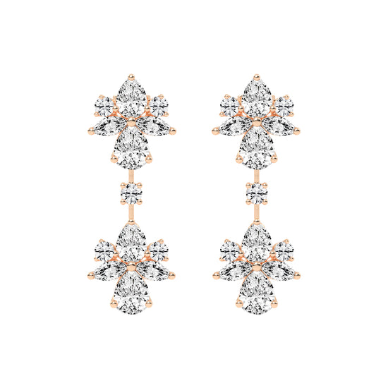 Twilight Bloom Cascade Earrings