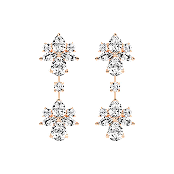 Twilight Bloom Cascade Earrings