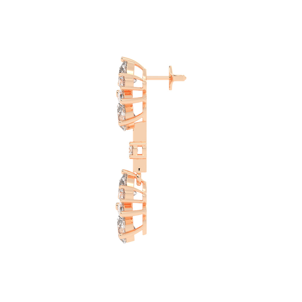 Twilight Bloom Cascade Earrings