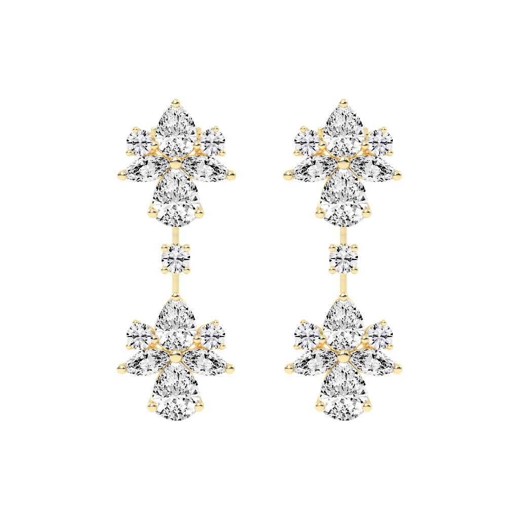 Twilight Bloom Cascade Earrings