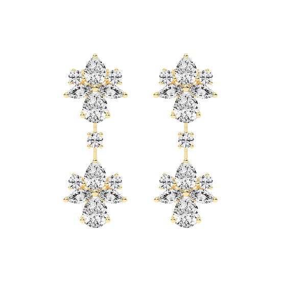 Twilight Bloom Cascade Earrings