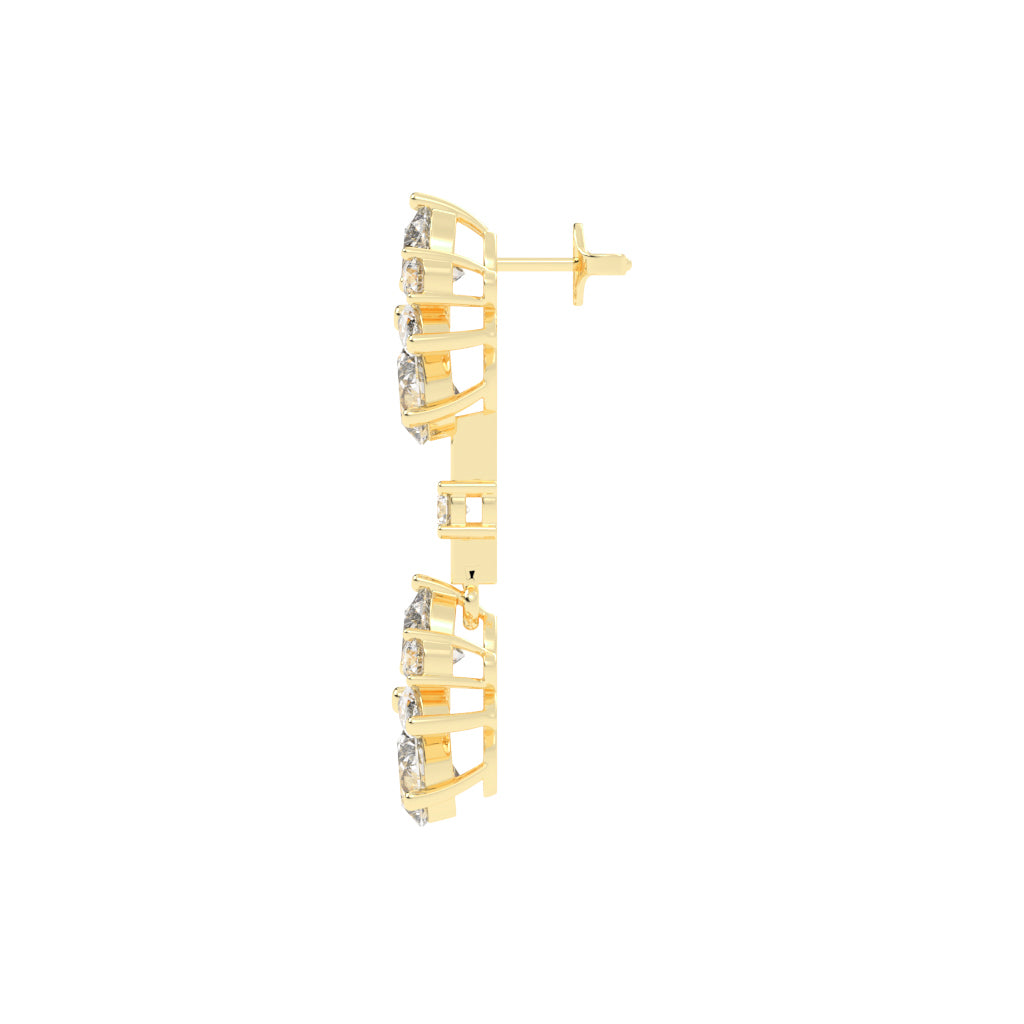 Twilight Bloom Cascade Earrings