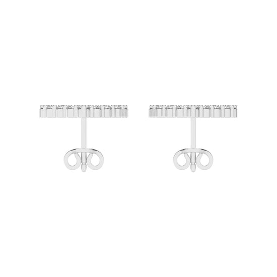 Open Heart Diamond Sparkle Studs