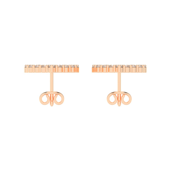 Open Heart Diamond Sparkle Studs
