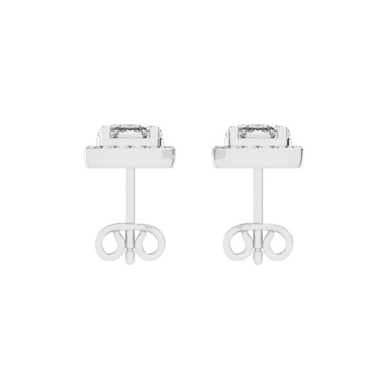 Dual-Cut Diamond Designer Studs