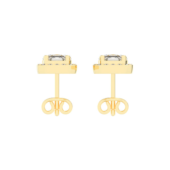 Dual-Cut Diamond Designer Studs