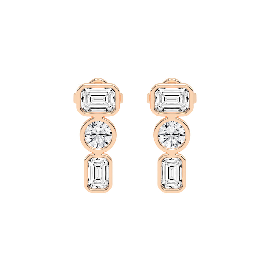 Linear Brilliance Multi-Cut Diamond Drops