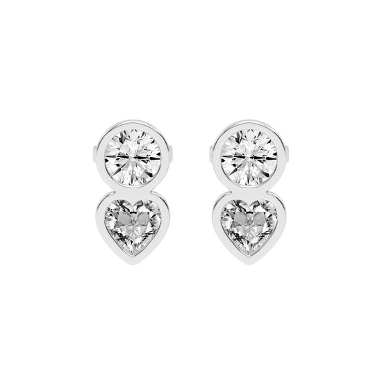 Love's Embrace Diamond Drop Studs