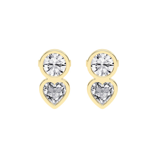 Love's Embrace Diamond Drop Studs