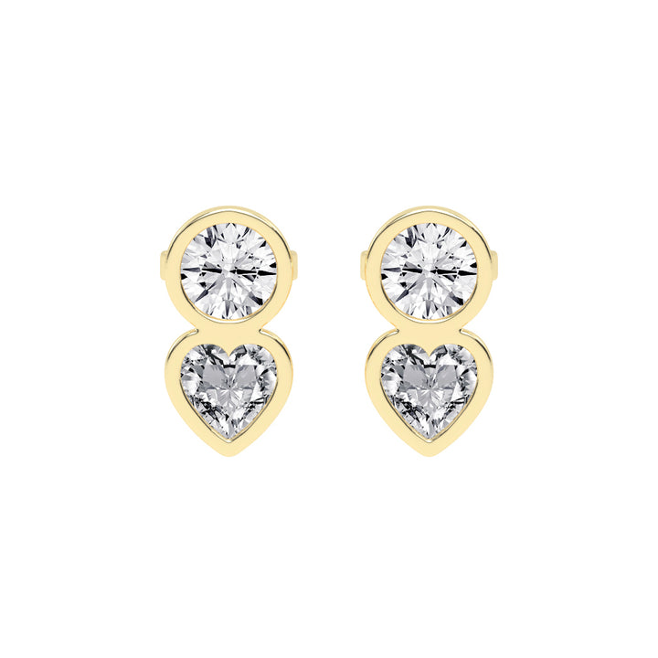 Love's Embrace Diamond Drop Studs