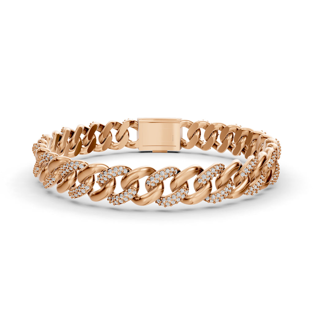 Lumière Elegance Men's Diamond Bracelet