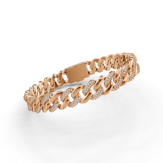 Lumière Elegance Men's Diamond Bracelet