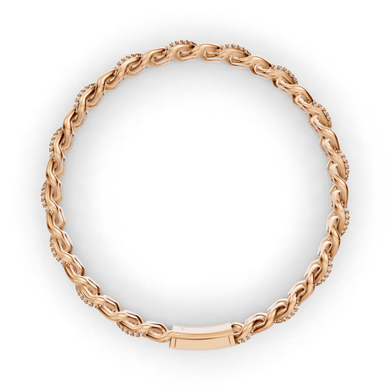 Lumière Elegance Men's Diamond Bracelet