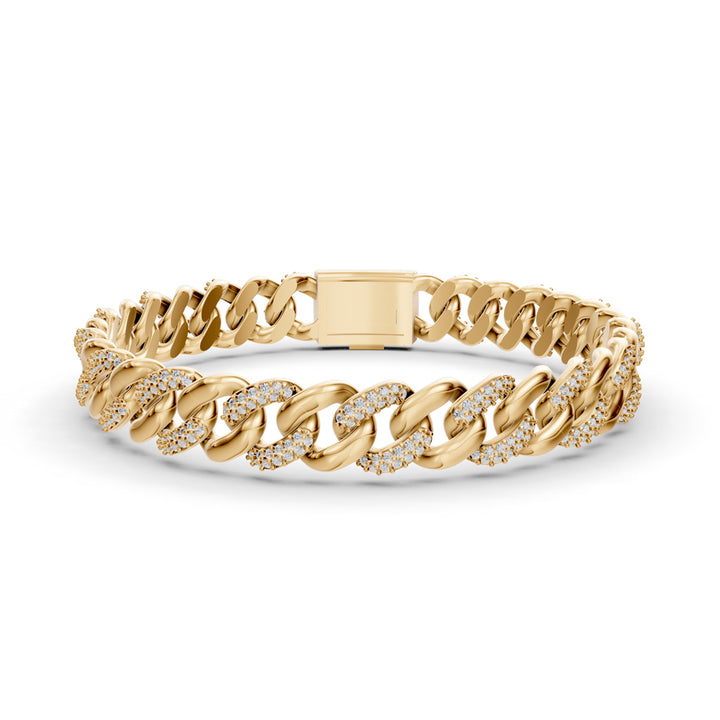 Lumière Elegance Men's Diamond Bracelet
