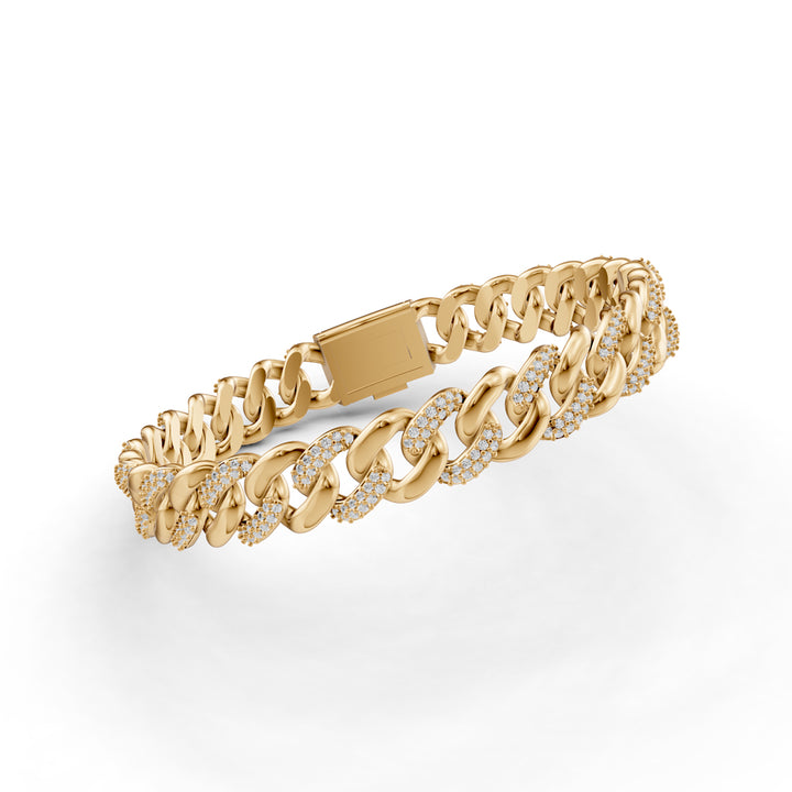 Lumière Elegance Men's Diamond Bracelet