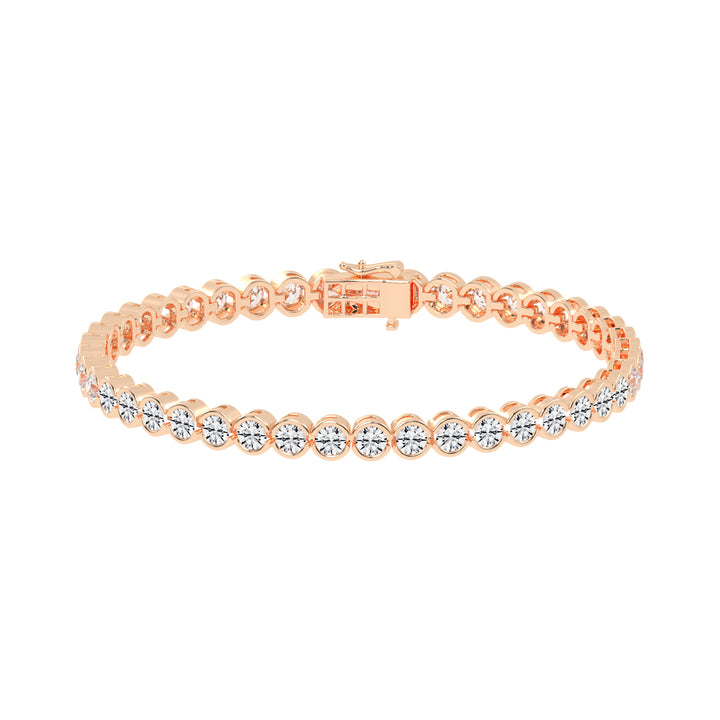 8.5Ct Round Shape Bracelet