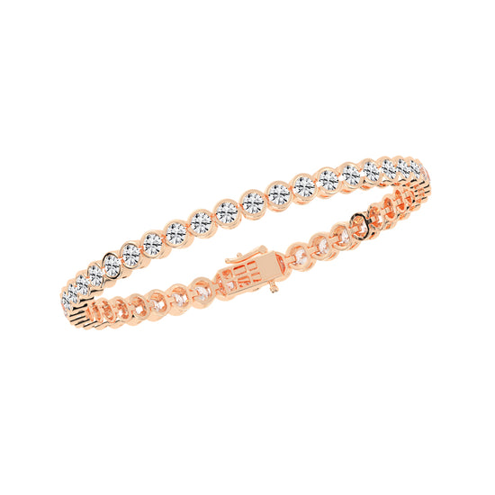 8.5Ct Round Shape Bracelet
