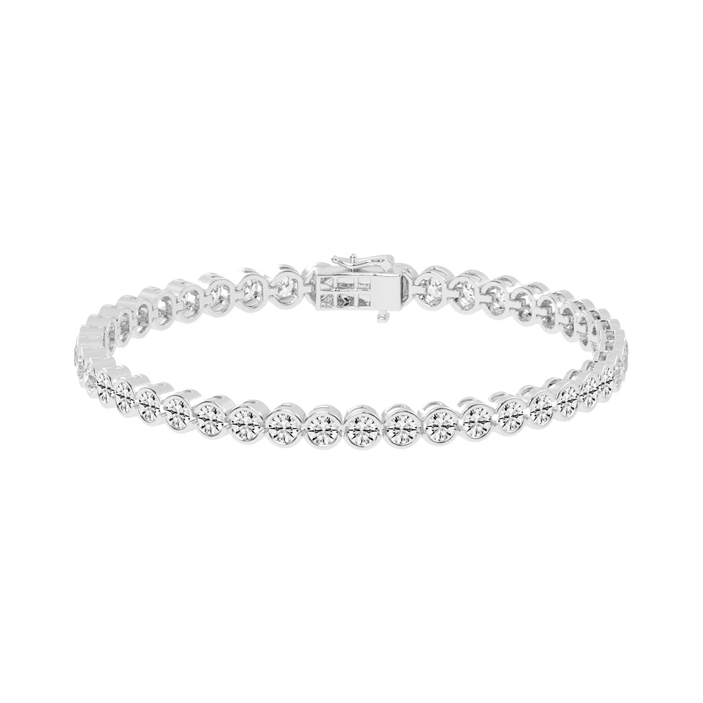 8.5Ct Round Shape Bracelet