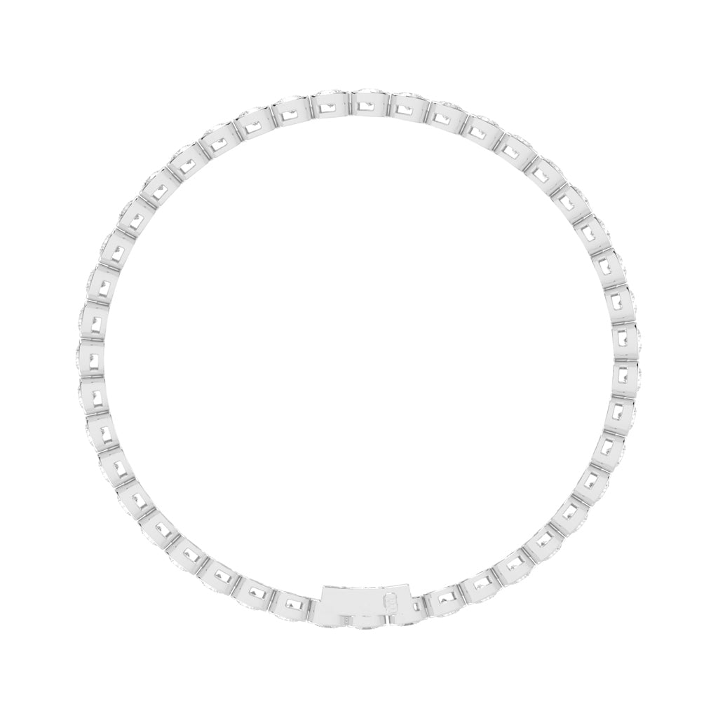 8.5Ct Round Shape Bracelet