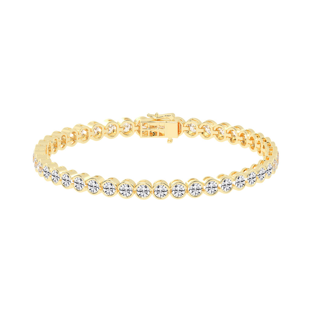 8.5Ct Round Shape Bracelet