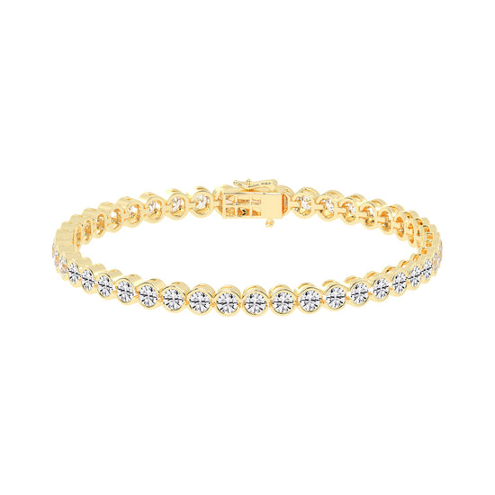 8.5Ct Round Shape Bracelet