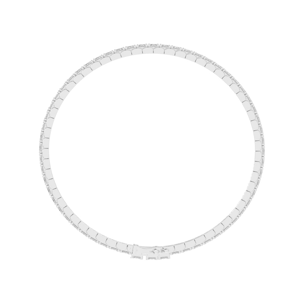 12Ct Emerald Shape Bracelet