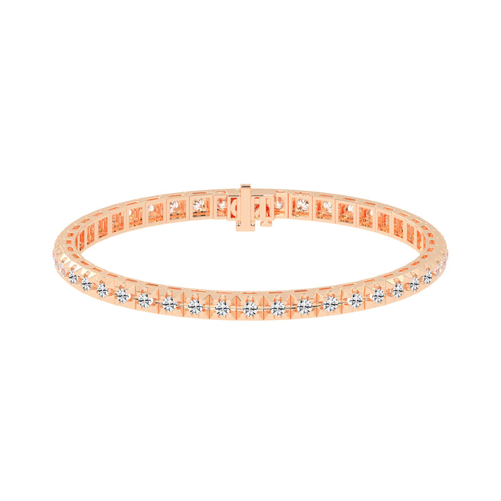 2.75Ct Round Shape Bracelet
