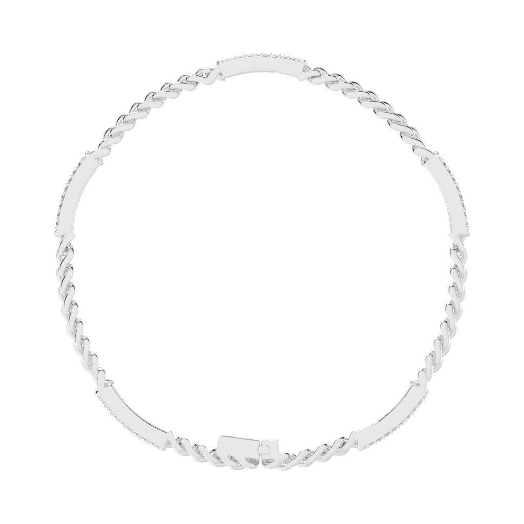 1.25Ct Round Shape Bracelet