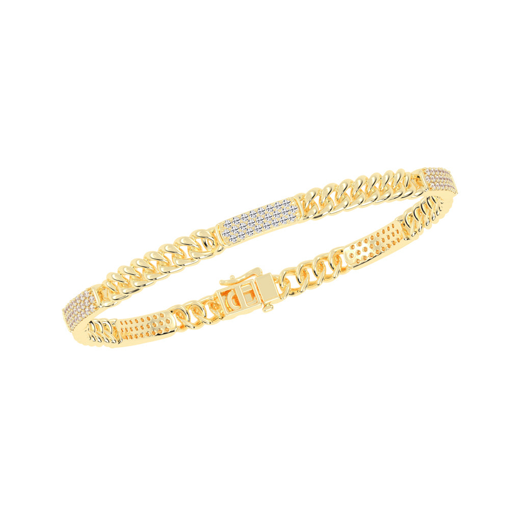 1.25Ct Round Shape Bracelet