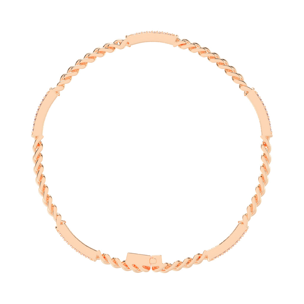 125Ct Round Shape Bracelet