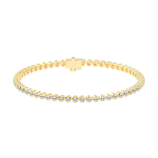 3.75Ct Round Shape Bracelet