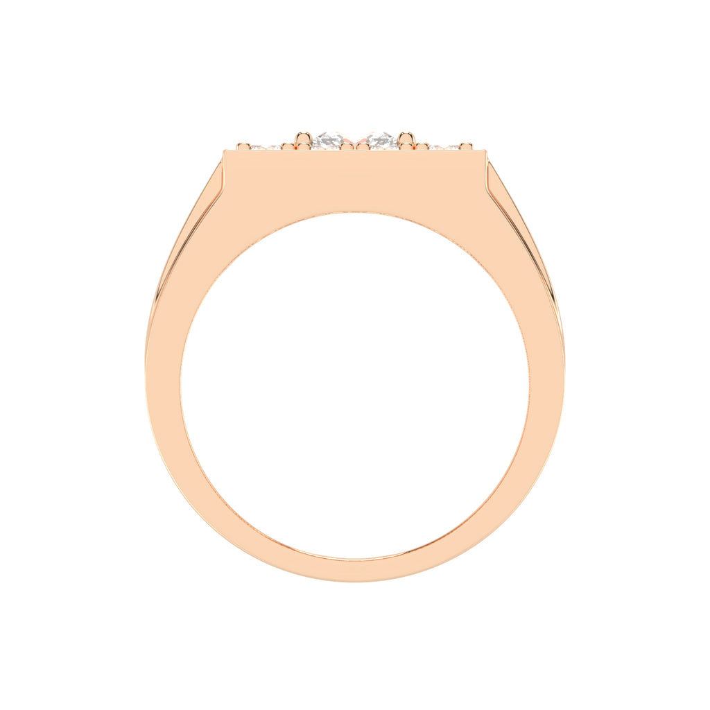 Majestic Radiance Diamond Signet