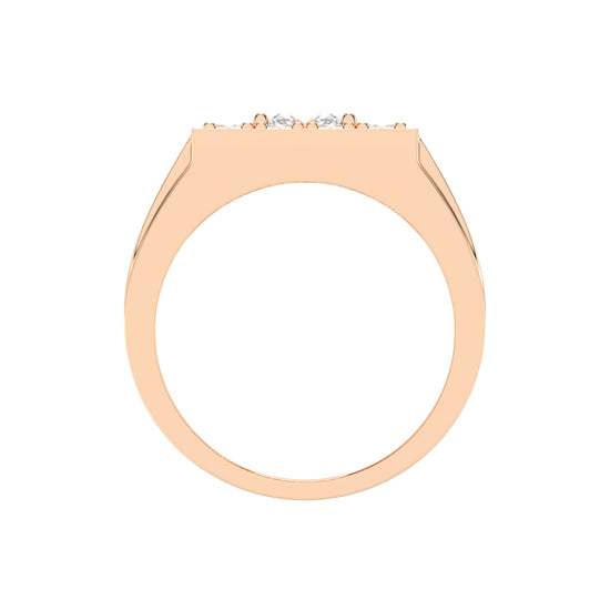 Majestic Radiance Diamond Signet