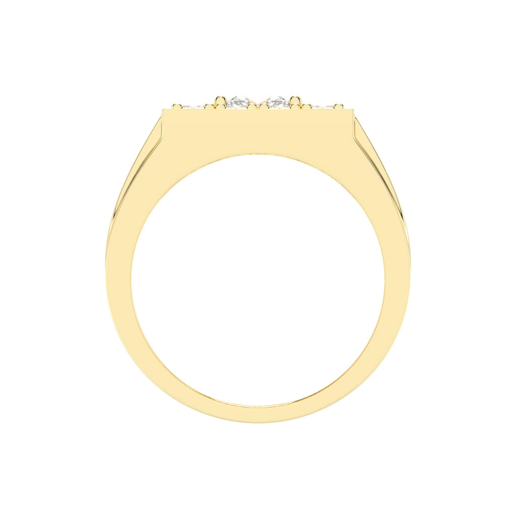 Majestic Radiance Diamond Signet