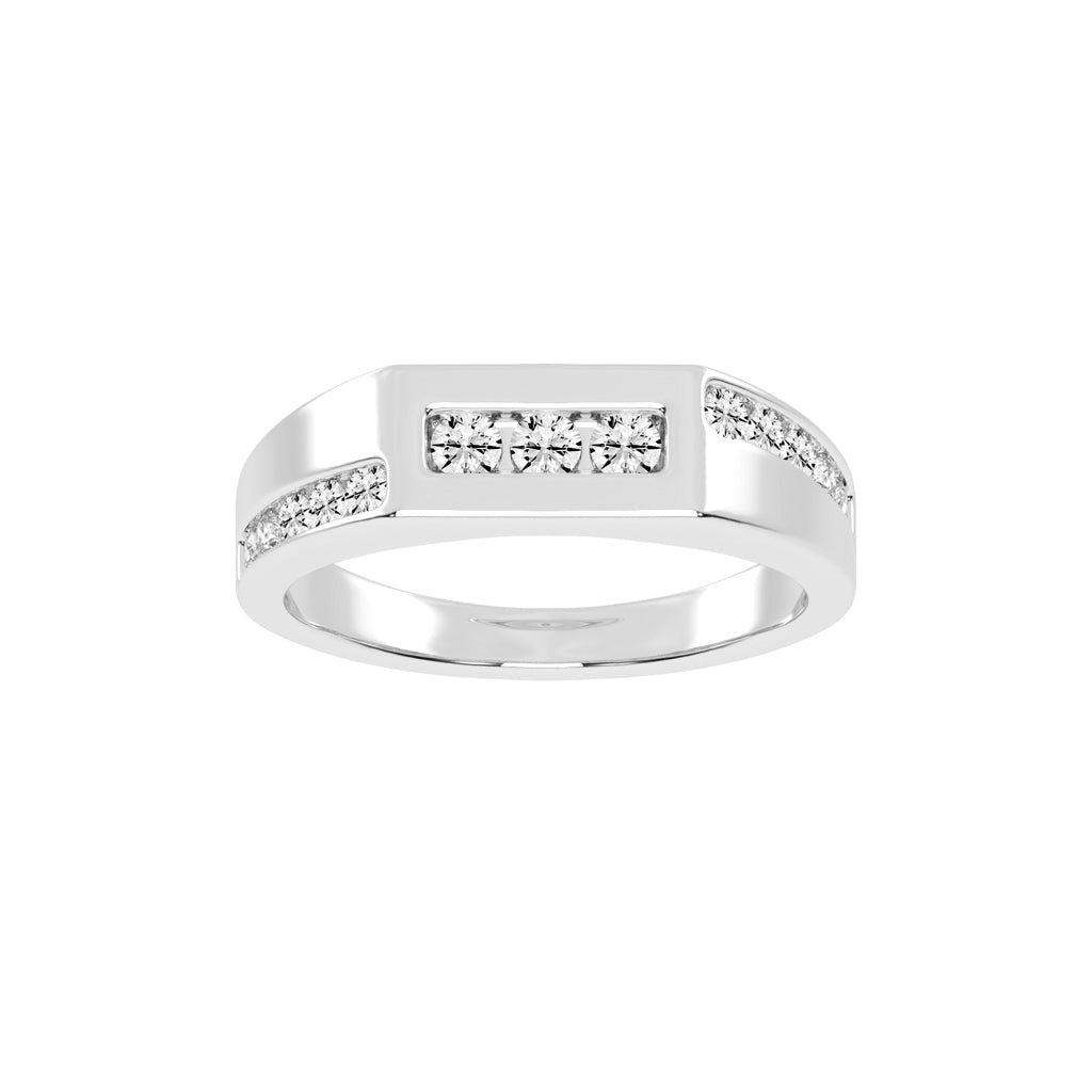 Modern ChannelSet Diamond Band