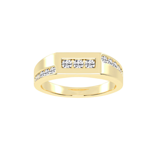 Modern ChannelSet Diamond Band