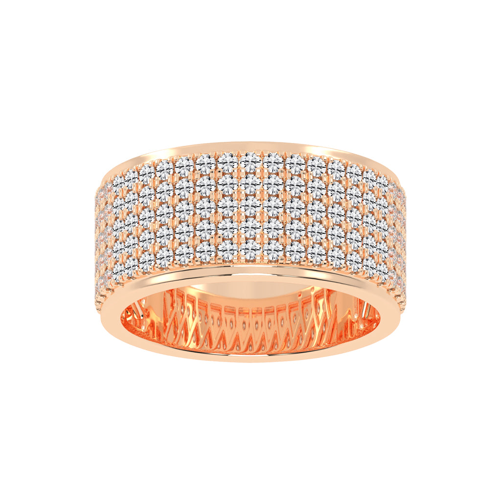 Cosmic Glow Diamond Statement Ring