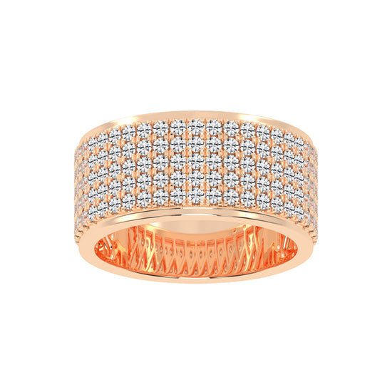 Cosmic Glow Diamond Statement Ring